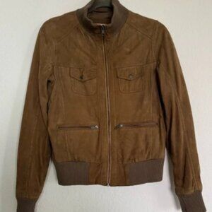 Sacoor Brothers 100% GENUINE LEATHER Light Jacket Unisex Size S